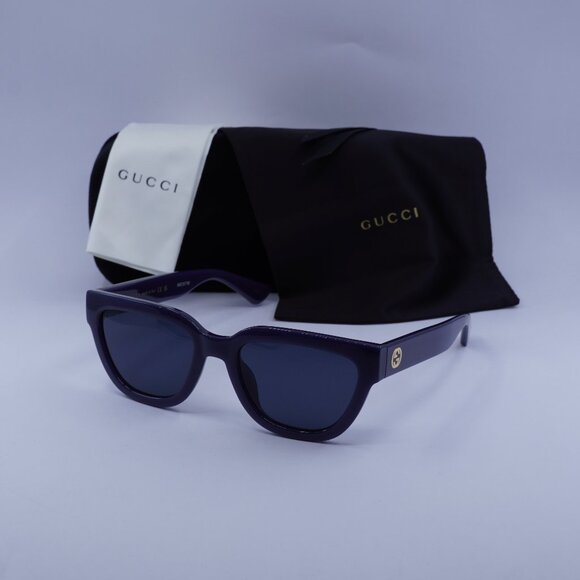 Gucci GG1578S 004 Cat Eye Sunglasses - Violet/Blue main image 9